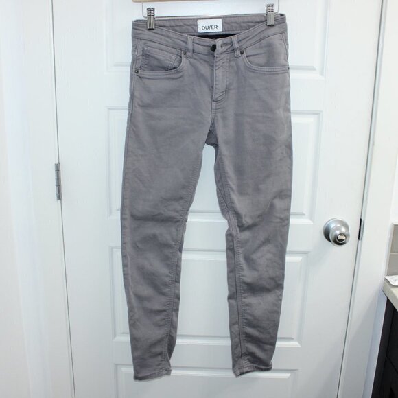 DUER Women's Skinny Jeans - Gray - Picture 1 of 3